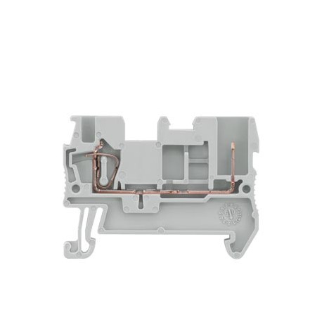 8WH5100-2KF00 SIEMENS Hybrid through-type terminal, plug-in and spring-loaded connection, Cross-section 0.08..