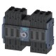 3KD2260-2ME20-0 SIEMENS sezionatore sottocarico 32A, grand. costr. 1, a 6 poli DC comando frontale al centro..