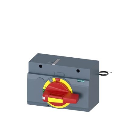 3VA9467-0EK17 SIEMENS Commande rotative frontale Coupure d'urgence CEI IP30/40 Kit d'éclairage 24 V CC Acces..