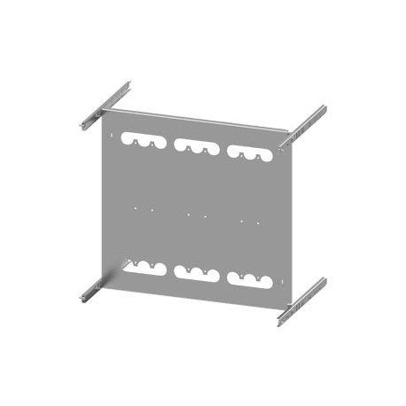 8PQ6000-8BA55 SIEMENS SIVACON S4, piastra di montaggio 3VA23 (400A), 3VA24 (630A), a 3 poli, installazione f..