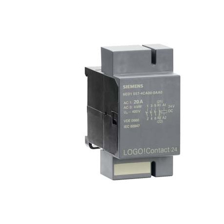 6ED1057-4CA00-0AA0 SIEMENS LOGO! Contact 24 module de commutation pour commutation directe de consommateurs ..
