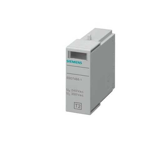 5SD7468-1 SIEMENS cartuccia estraibile tipo 2 L-N classe di requisiti C, UC 350V a 1 polo per scaricatore di..
