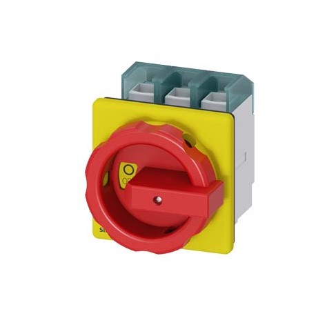 3LD2704-0TK53 SIEMENS SENTRON, interrupteur-sectionneur 3LD, interrupteur d'arrêt d'urgence, 3 pôles, Iu: 10..