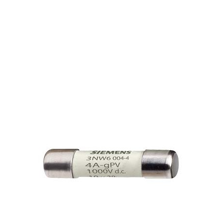 3NW6006-4 SIEMENS CYLINDRICAL FUSE-LINK 10X38MM 1000V 12A GPV FOR PHOTOVOLTAIC-APPLICATION