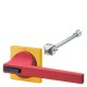 8UC7323-3BB30 SIEMENS Accionamiento de puerta 8UC7 Manilla roja/verde azulado Basic panel amarillo para inte..