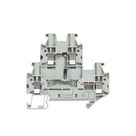 8WH1020-5BF00 SIEMENS borne, borne à vis, à deux étages bloc de jonction à diode, 2,5mm², gris