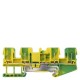 8WH5004-0CF07 SIEMENS FEED-THROUGH TERMINAL, 4 CONNECT. POINTS, 2XPLUG CONNECT. ON BOTH SIDES, SECTION: 0.08..