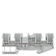 8WH5004-0AF01 SIEMENS FEED-THROUGH TERMINAL, 4 CONNECT. POINTS, 2XPLUG CONNECT. ON BOTH SIDES, SECTION: 0.08..