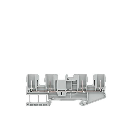 8WH5004-0AF01 SIEMENS FEED-THROUGH TERMINAL, 4 CONNECT. POINTS, 2XPLUG CONNECT. ON BOTH SIDES, SECTION: 0.08..