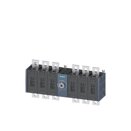 3KD4260-0PE20-0 SIEMENS sezionatore sottocarico 400A, grand. costr. 3, a 6 poli DC comando frontale al centr..