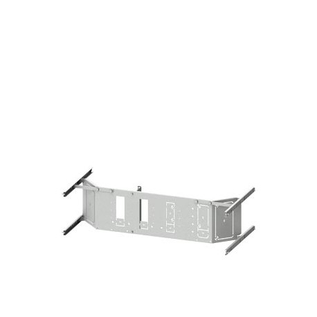 8PQ6000-6BA43 SIEMENS SIVACON S4 mounting plate 3VL1 up to 3VL3 4-pole, plug-in tech through mod door with o..