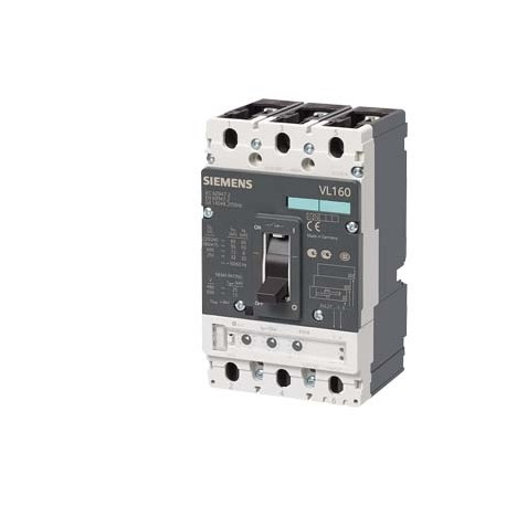 3VL2716-3SL36-0AA0 SIEMENS Interruptor automático VL160L capacidad de maniobra muy alta Icu 100kA, 415V AC 3..