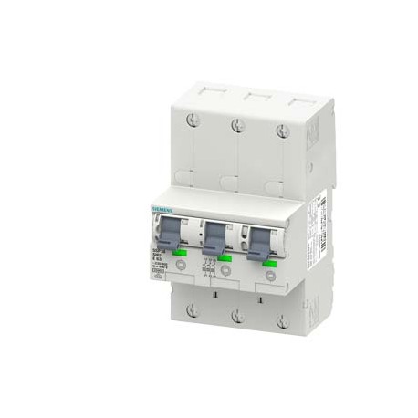 5SP3863-3 SIEMENS interruttore magnetotermico generale (SHU), 3x a 1 polo, E 63, 400V