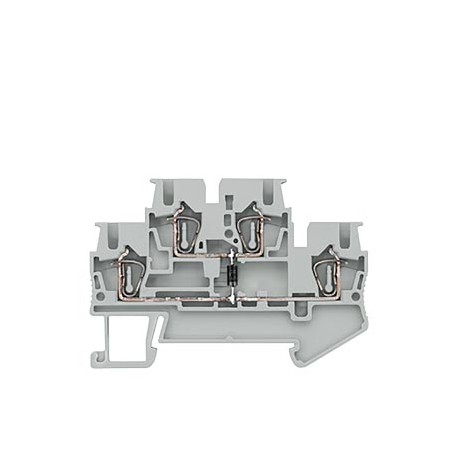 8WH2020-5AF00 SIEMENS Two-tier diode terminal Passage from top to bottom, with spring-loaded connection, Cro..