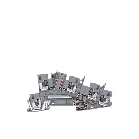 8WH6001-4PF00 SIEMENS morsetto, con attacco ad innesto iPo, morsetto per installazione, PE/L/L , 2,5mm², gri..