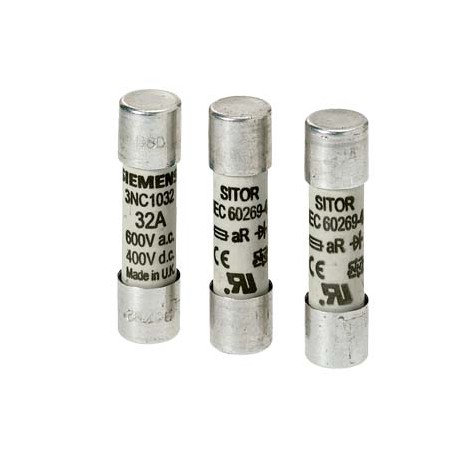 3NC1402 SIEMENS SITOR- cartuccia fusibile cilindrica, 14x51 mm, 2 A, aR, Un AC: 660 V