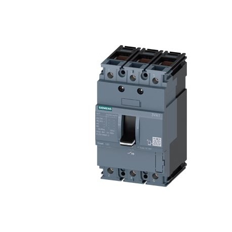 3VA1050-3ED36-0AA0 SIEMENS circuit breaker 3VA1 IEC frame 100 breaking capacity class N Icu 25kA @ 415V 3-po..