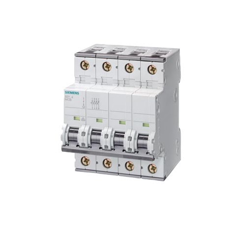 5SY8413-8 SIEMENS Interruttore magnetotermico 400V P 70mm 25 kA secondo EN 60947-2, 4P, D13