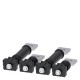 3VA9214-0QE00 SIEMENS attacco piatto posteriore 4 pezzi Accessori per: 3VA1 250