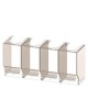 3KC9804-4 SIEMENS accessori per 3KC4, 3KC8 calotte coprimorsetti a 1 polo per 630 A contiene 4 pezzi
