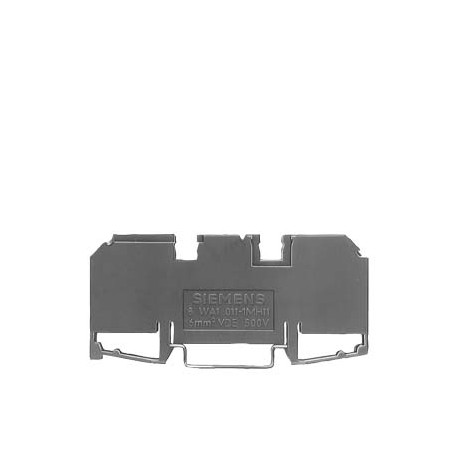 8WA1011-1MH10 SIEMENS Through-type terminal thermoplast Screw terminal on both sides without test socket, 8m..