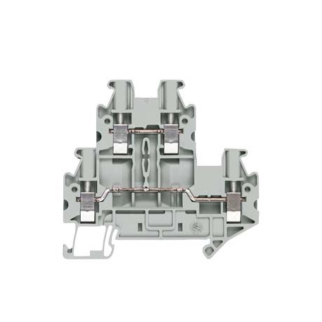 8WH1020-0AF00 SIEMENS morsetto, attacco a vite, a due piani, morsetto passante, 2,5mm², grigio