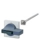 8UC7313-1BB30 SIEMENS comando porta 8UC7 operatore grigio titanio/blu verde mostrina frontale grigio chiaro ..