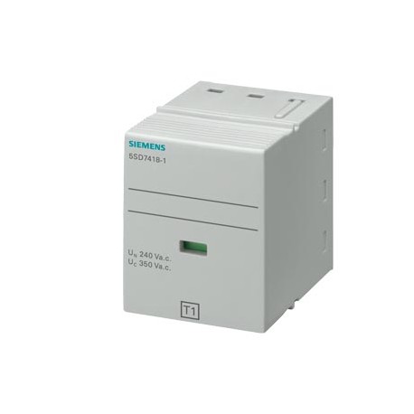 5SD7418-1 SIEMENS cartuccia estraibile tipo 1 L-N classe di requisiti B, UC 350V a 1 polo per scaricatori di..