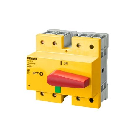 5TE1345 SIEMENS Disconnector, T92 690 V 200 A 3-pole red/yellow
