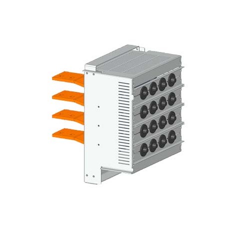 8PQ6000-6BA01 SIEMENS SIVACON S4, collegamento del cavo lato posteriore, interruttore 3VL7 fino a 1250 A a 3..