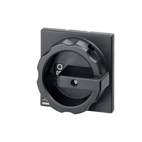 3LD9224-1D SIEMENS comando rotativo, selettore di comando nero, per fissaggio frontale con foro centrale, pe..