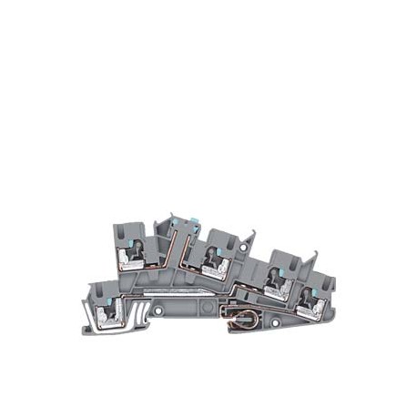 8WH6001-4NF00 SIEMENS morsetto, con attacco ad innesto iPo, morsetto per installazione, PE/L/L , 2,5mm², gri..