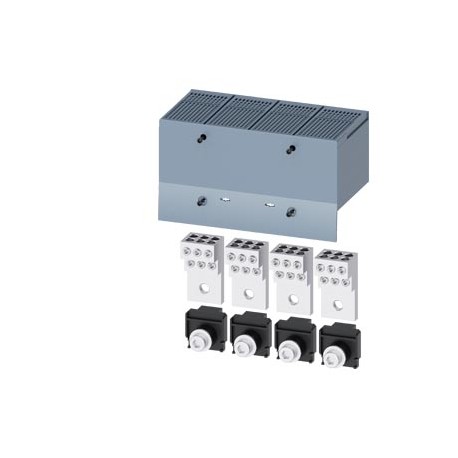 3VA9384-0JF60 SIEMENS morsetto di collegamento per conduttore tondo 6 conduttori, 4 pezzi Accessori per: uni..