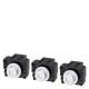 3VA9203-0QA00 SIEMENS Attacchi piatti a vite, 3 pezzi Accessori per: 3VA2 100/160/250