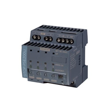 6EP1961-2BA21 SIEMENS SITOP PSE200U 10 A Módulo de corte selectivo de 4 canales entrada: DC 24 V/40 A salida..
