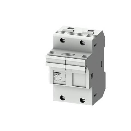 3NW7121 SIEMENS SENTRON, portafusibili per cartucce cilindriche, 14x51 mm, a 2 poli, In: 50 A, Un AC: 690 V