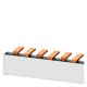 5TE9101 SIEMENS sbarra bifase 12UM 32A per morsetti con 6 mm2 (per 5TE8 1+2, 5TE4 8, 5TE5 8, 5TE7 1+2+3, 5TE..