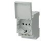 5TE6802 SIEMENS presa di corrente 16 A con coperchio, senza omologazione secondo DIN VDE 0620 e CEI 23-5 per..