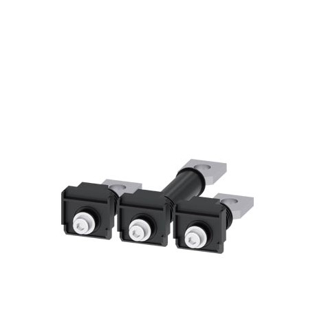 3VA9403-0QE00 SIEMENS attacco piatto posteriore 3 pezzi Accessori per: 3VA1 400/630 3VA2 400/630