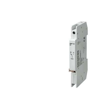 3NW7901 SIEMENS Auxiliary current switch 1 CO for cylindrical fuse base Sz. 14 x 51 mm for monitoring of blo..
