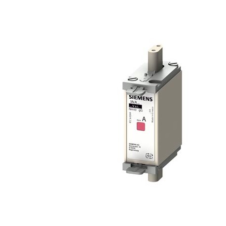 3NA6830 SIEMENS cartuccia fusibile NH, NH000, In: 100 A, gG, Un AC: 500 V, Un DC: 250 V, indicatore combinat..