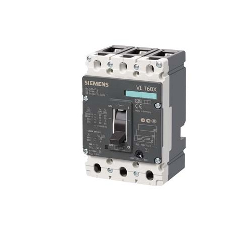 3VL1710-2DA33-0AA0 SIEMENS Interruptor automático VL160X H capacidad de maniobra alta Icu 70 kA, 415V AC 3 p..