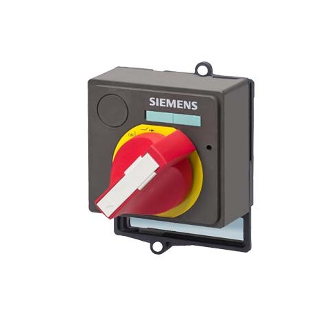 3VL9400-3HC00 SIEMENS accessori per VL400, comando rotativo frontale OFF DI EMERGENZA, rosso/giallo