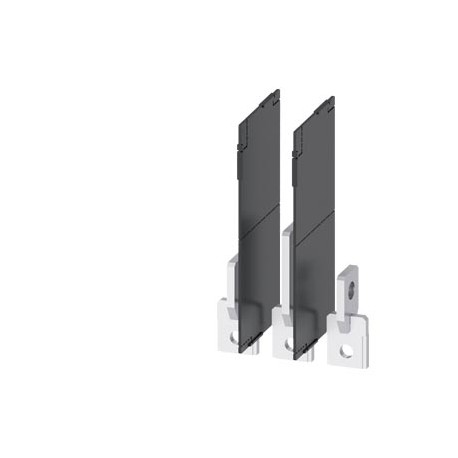 3VA9263-0QD00 SIEMENS attacco a sbarra anteriore a sviluppo verticale, 3 pezzi Accessori per: 3VA2 100/160/2..