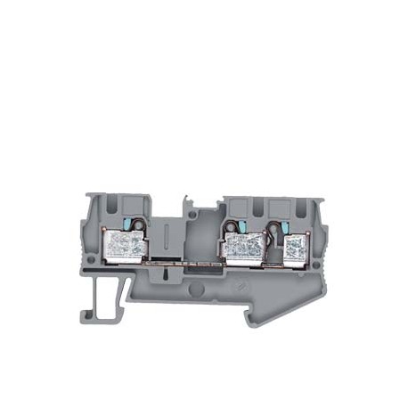 8WH6003-0AG00 SIEMENS morsetto, con attacco ad innesto iPo, morsetto passante, 4mm², grigio