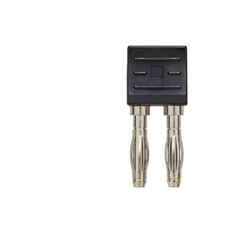 8WH9010-0BC08 SIEMENS connettore di cortocircuito, 6mm², completamente isolato, a 2 poli, nero