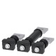 3VA9203-0QE00 SIEMENS attacco piatto posteriore 3 pezzi Accessori per: 3VA2 100/160/250