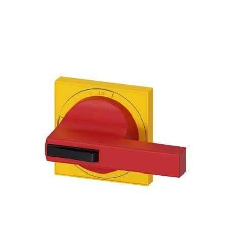 3KD9315-4 SIEMENS Accessoires pour 3KD taille 3 commande rotative débrayable de porte Poignée, jaune/rouge s..
