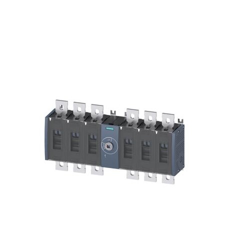 3KD4660-0QE20-0 SIEMENS sezionatore sottocarico 630 A, grand. costr. 4, a 6 poli DC comando frontale al cent..