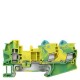 8WH3103-3DF07 SIEMENS HYBRID PE TERMINAL, 3 CONNECT. POINTS, WITH QUICK AND SCREW CONNECTION, SECTION: 0.25 ..